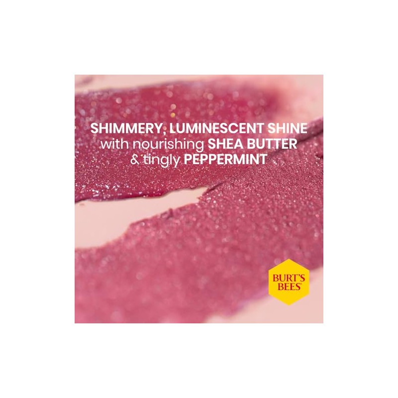 Burt's Bees 100% Natural Moisturizing Lip Shimmer, Fig - 1