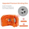 Drill Bit Sharpener Tool with Grinding Wheels, 5/64-5/8 inch Range,