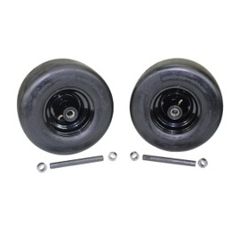 Antego Tire & Wheel (Set of 2) Bad Boy Flat Free 13x6.50-6 Black Assy. Replaces 022-3085-00