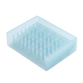 Yamazaki Soap Tray, Vinyl, Blue