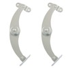 Aracombie 2 Pcs Heavy Duty Lid Support Hinges, 180 Degree