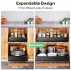 Pull out Cabinet Organizer, Expandable(12"-20") Heavy Duty Slide out Drawer