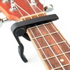 WINGO Pro Ukulele Capo for Soprano Concert Baritone, Black.