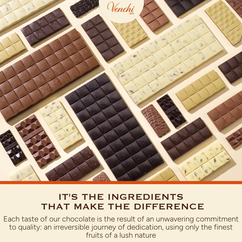 Venchi - Pistachio Cremino Chocolate Bar with Gianduja, 3.88oz -