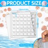 Acrylic Magnetic Seashell Display Box Seashell Storage Box 36 Grids