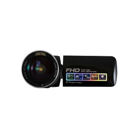 HamiltonBuhl HDV17BK ActionPro FHD Digital Video Camera 24MP, 2.7-Inch TFT-LCD Screen with 270 Angle Rotation, 18x Digital Zoom (Black)