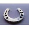 Silver Horseshoe Lucky Suited Heavy Poker Card Guard Hand Protector