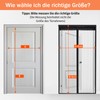 DIKER DIKER Fliegengitter Magnet Tr, 140x240cm Fliegenvorhang Magnet Balkontr Ohne