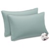 Acrali Home Organic Percale Cotton Pillow Cases 2 Pack, 200