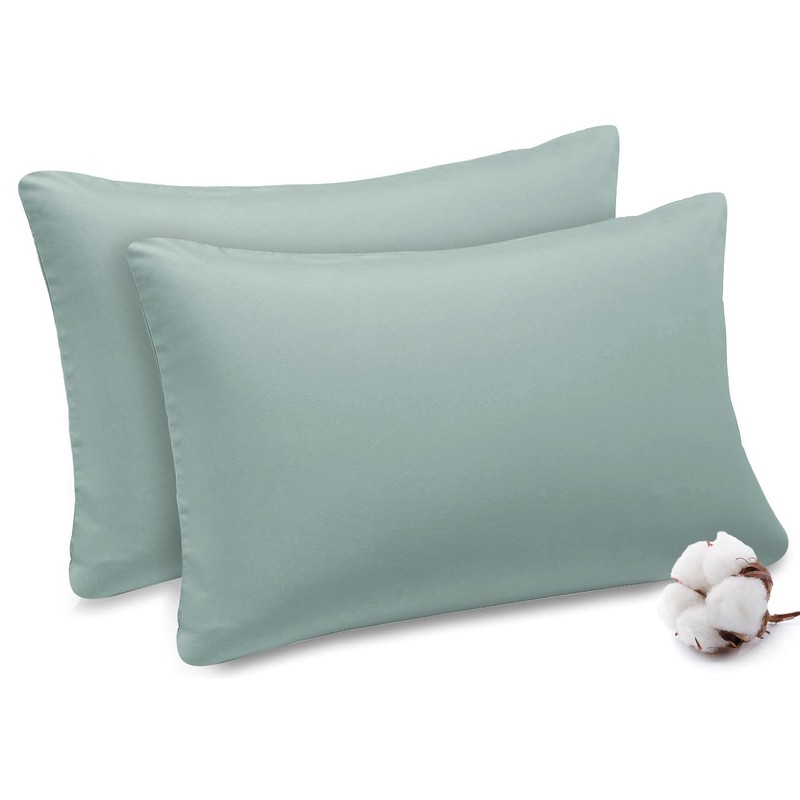 Acrali Home Organic Percale Cotton Pillow Cases 2 Pack, 200