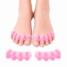 Soft Toe Separators for Women, 2 Pack for Pedicure and Foot Care