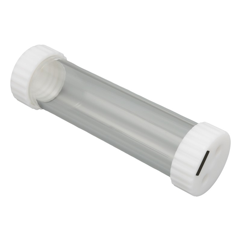 Water Cooling Transparent Cylindrical Tank 60mm Outside Diameter Rapid Cooling