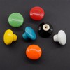 Flomore Round Ceramic Knobs for Nursery Dresser Drawers (Pack of