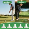 Rubber Golf Tees for Mats Adjustable Height Golf Simulator Tees,