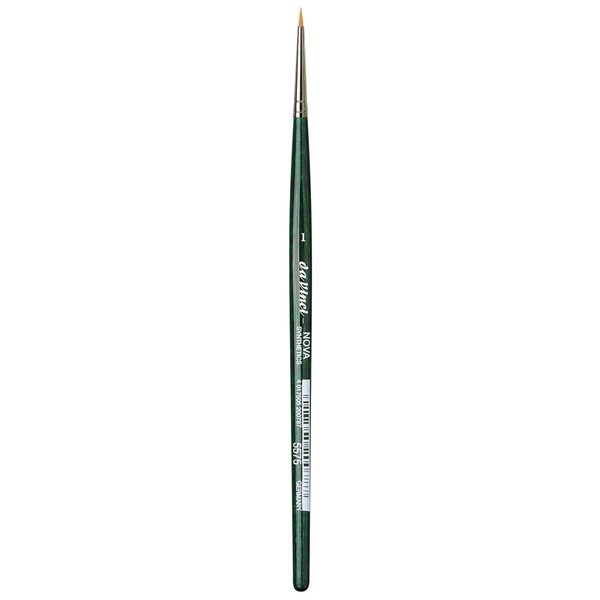 Da Vinci 5575 Series Retouching Brush, Synthetic Fiber Green, 18