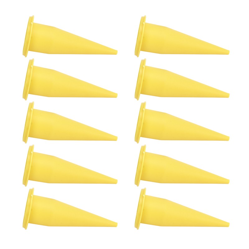 50Pcs Caulk Cone Nozzle PE Plastic Fine Tip Reusable Caulking