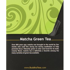 Buddha Teas Matcha Green Tea, 18 Count (Pack of 6)