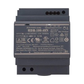 HDR-100-48N 48V 2.1A 100W Slim DIN Rail Power Supply for Home & Industrial Automation
