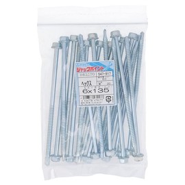Osato 545-296 Drill Screws, Hex, 0.2 inches (6 mm) x Length 4.5 inches (116 mm), Pack of 20