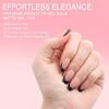 INENK French Tips Gel x Nail Tips, 240PCS Deep Black