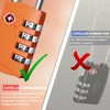 Diyife TSA Luggage Locks, Pack of 2 4-Digit Combination Locks,