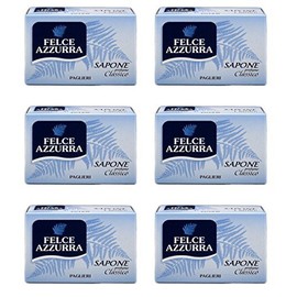 Paglieri:"Felce Azzurra" Soap Bar,"Classico" Classic Scent 3.5 Ounces (100g) Package (Pack of 6) [ Italian Import ]