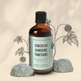 Napiers Siberian Ginseng Tincture (Eleutherococcus senticosus) - Herbal Supplement - 1:3 45% - 250 ML