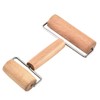 Double Head Wooden Rolling Pin Wood Pastry Pizza Roller Baking