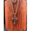 Trend Cross delicate Necklace 28'' Stainless Steel