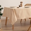 GAMUSI Tablecloth Christmas Plain Gold Thread Dining Table Rectangular Christmas