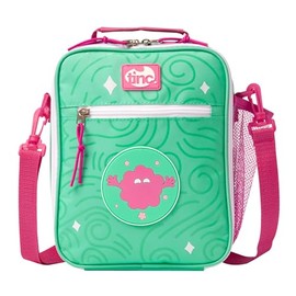 Tinc Kids Insulated Lunch Bag for Boys & Girls With Adjustable Strap & Bottle Holder | Water Resistant Leakproof Cooler Bag for School or Home - Mintee, Mint Green & Pink