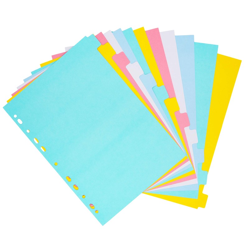 TSI 64512 Index Dividers Made of Sturdy Manila Cardboard 12