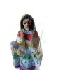 Santa Muerte 7 Potencias Color 13" Statue Holy Death Grim