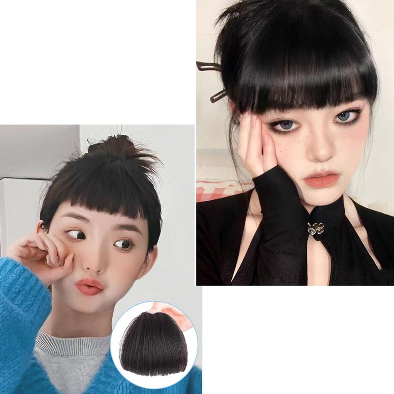 Fuyunohi Bangs Wig, Bangs, Wig, Hairpiece, Partial Wig, Extension, Fluffy,