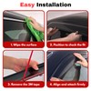 KPY Rain Guards Fit for 2003-2007 Honda Accord Coupe, Out-Channel