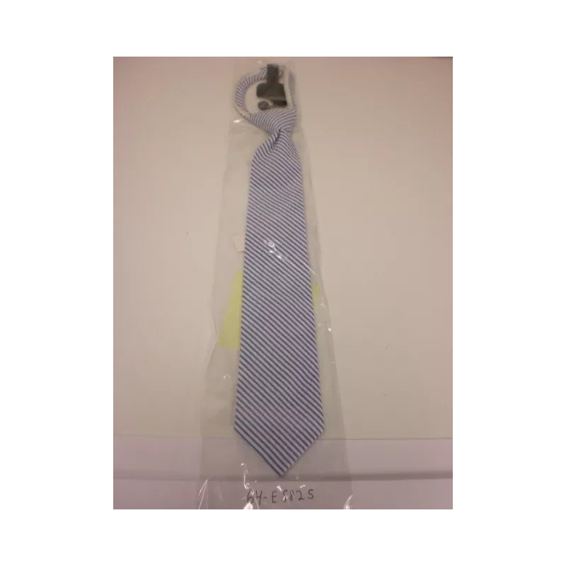 IMP CHILDREN'S NECK TIE 15" 64-ES825 LIGHT BLUE STRIPES ADJ