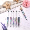 Beadthoven 5pcs Beadable Pens with 10pcs Refills, DIY Bead Pens