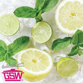 GSW Primo Serving Bowl, 16 cm, High-Quality Stainless Steel Mixing & Salad Bowl with Airtight Lid, Dough Bowl, Kitchen Bowl & Serving Bowl, 1.2 L, Silver