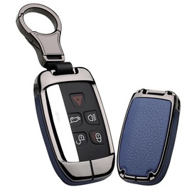ontto Fit for Land Rover Key Fob Case Shell Fit for Range Rover Sport Dsicovery LR4 Blue