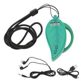 Portable Radio Earhook Multifunctional Mini Pocket FM Radio with Digital Display for Hiking Walking Jogging
