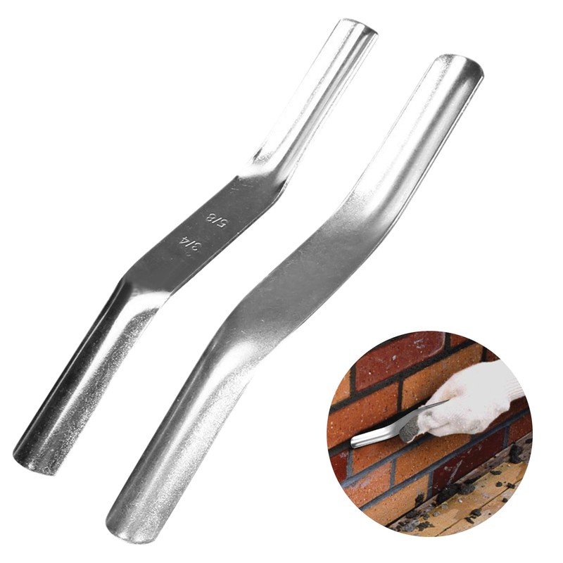 2 PCS 1/2inch X 5/8inch Brick Jointer,Marshalltown Jointer,Bricklaying Tools,Pointing Trowel,Marshalltown
