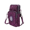 ZGMYC 3-Layers Cellphone Pouch Wristlet Purse Waterproof Sports Armband Crossbody