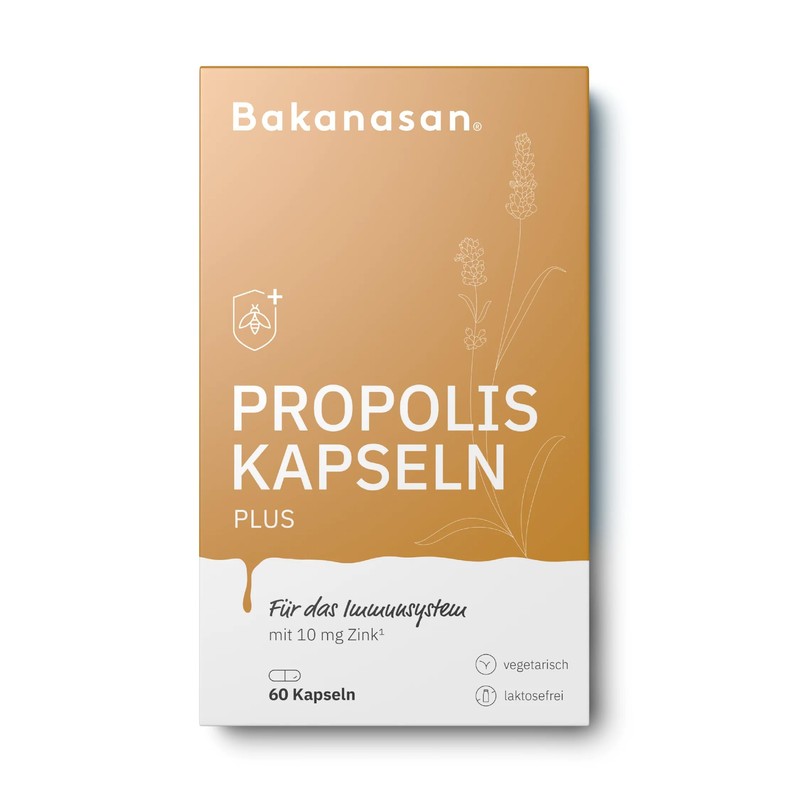 Bakanasan Propolis Plus Kapseln, 60 Stück