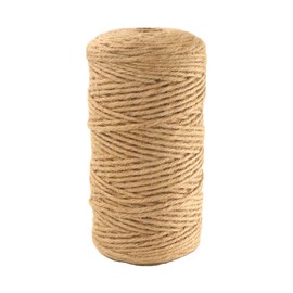 IMROPE 3mm x 500 Feet Natural Jute Rope, Twine for Gardening Tomato Climbing Plant Tie Floristry Crafts Gift Wrapping Packing Decor