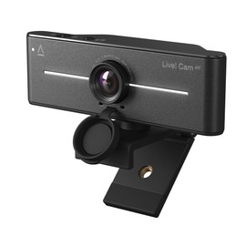 CREATIVE Live! Cam 4K UHD USB Webcam with Backlight Compensation, Up to 60 FPS, 95° Wide-Angle Lens, Privacy Lens, Built-in Mics, Plug & Play for PC and Mac