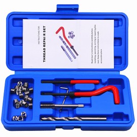 BestsQ 25pcs Thread Repair Kit M7 x 1.0mm Metric Thread Repair Insert Kit Compatible Hand Tool Set for Auto Repairing (M7-1.0)