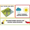 Baby On Board Sign for Car | Micro-Perforated Vinyl Car