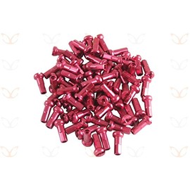 CarbonCycles 75 Alloy Anodized Coloured Spoke Nipples.Enough for 2 Wheels,7075 Alloy 14Gx12mm