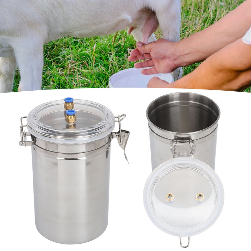 Manual Milking Machine 2L Capacity Convenient Control Portable Cow Hand