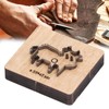Cutting Die Cow Shape 55x42mm Leather Punching Mold Alloy Steel